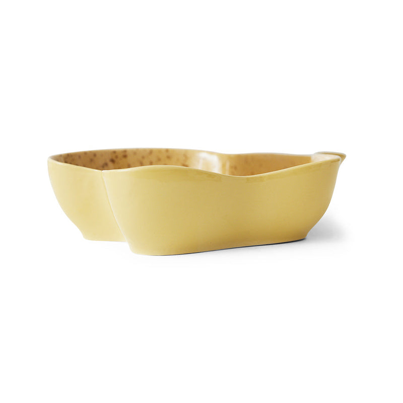 HKLIVING Shell serving bowl vanilla