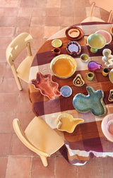 HKLIVING Shell serving bowl vanilla