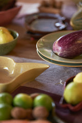 HKLIVING Shell serving bowl vanilla