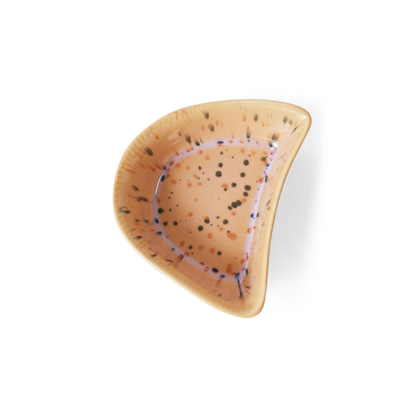 HKLIVING Shell tapas bowl speckled