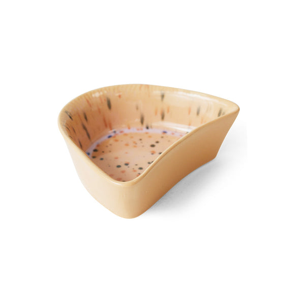 HKLIVING Shell tapas bowl speckled