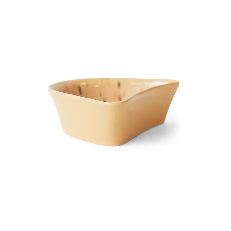HKLIVING Shell tapas bowl speckled