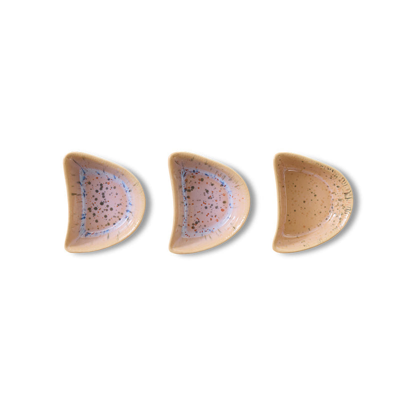 HKLIVING Shell tapas bowl speckled