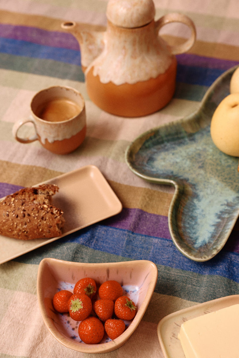 HKLIVING Shell tapas bowl speckled