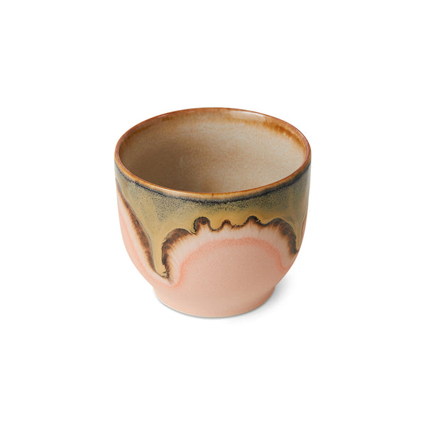 HKLIVING 70s ceramics cafe cup blossom