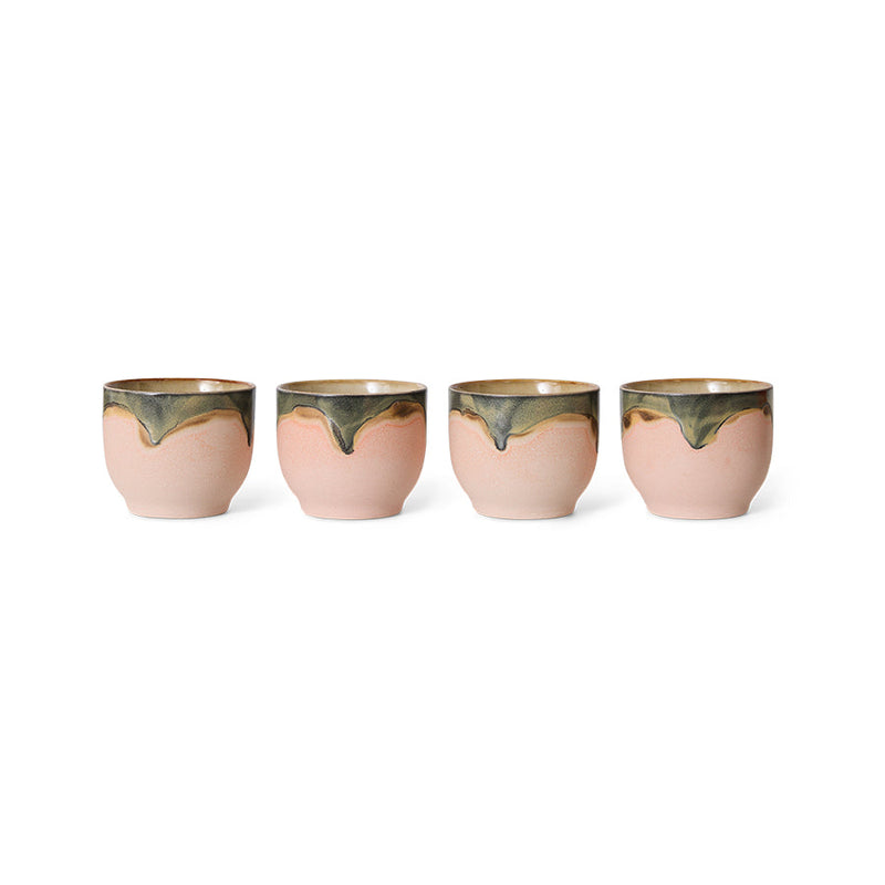 HKLIVING 70s ceramics cafe cup blossom