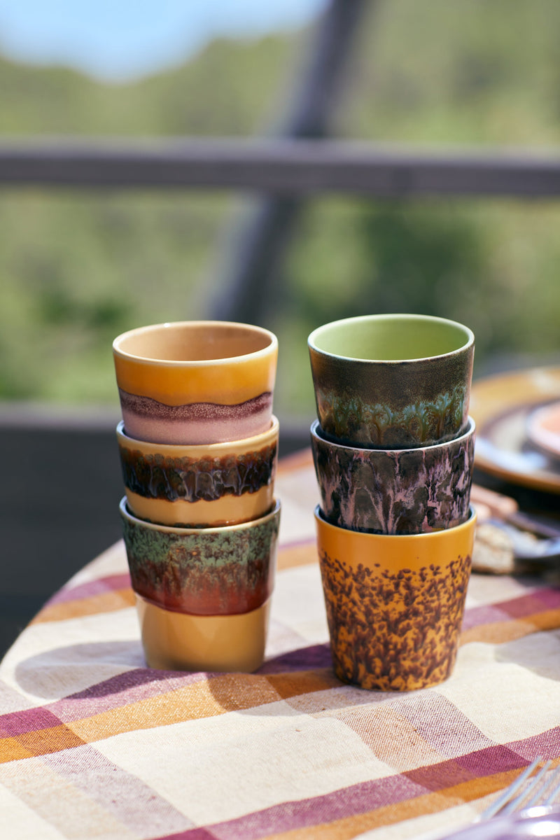 HKLIVING 70s ceramics coffee mug cove