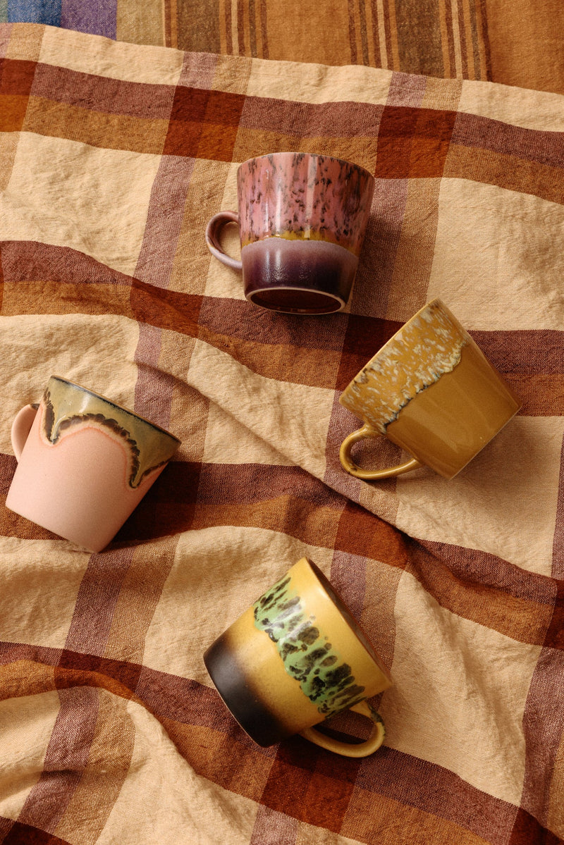 HKLIVING 70s ceramics americano mug blast
