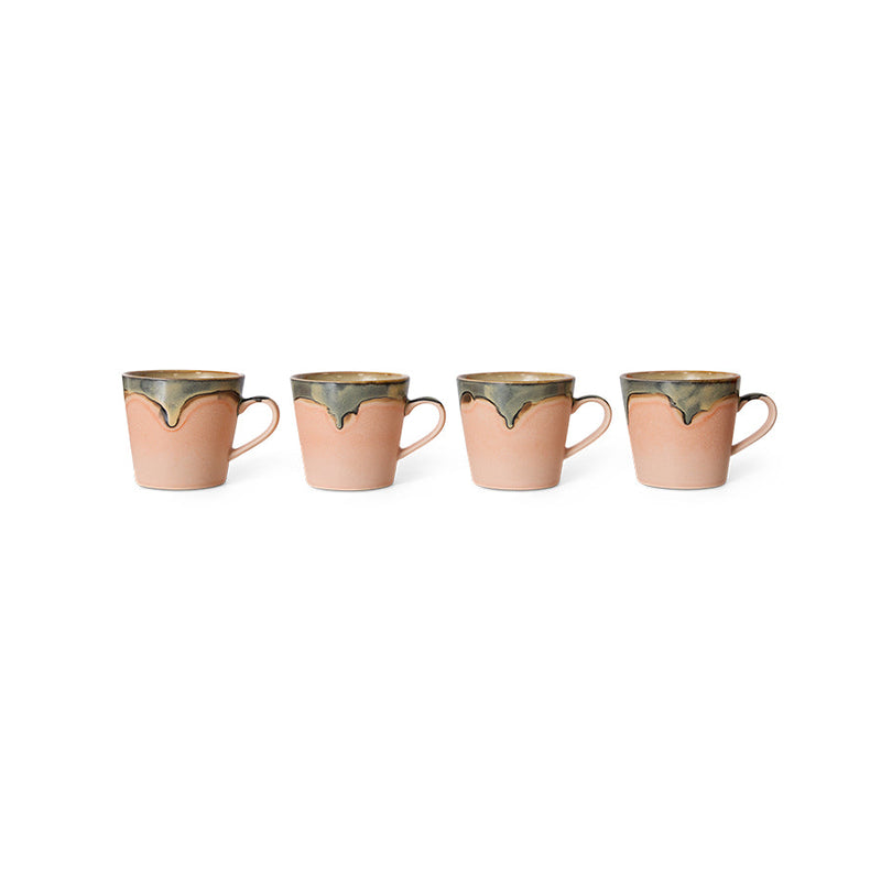 HKLIVING 70s ceramics americano mug blossom