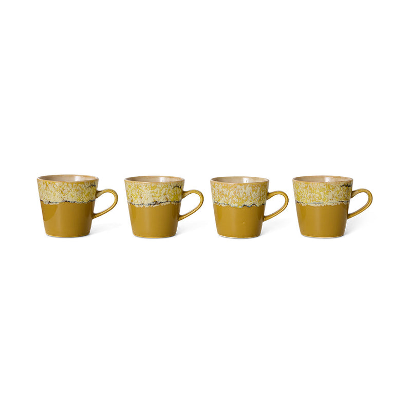 HKLIVING 70s ceramics americano mug sunbeam