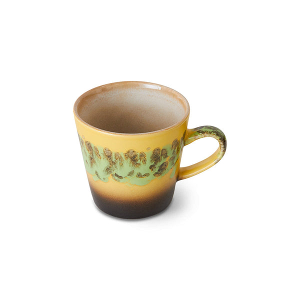 HKLIVING 70s ceramics americano mug kelp