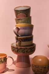 HKLIVING 70s ceramics cappuccino mug sunset
