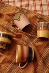 HKLIVING 70s ceramics cappuccino mug sunset