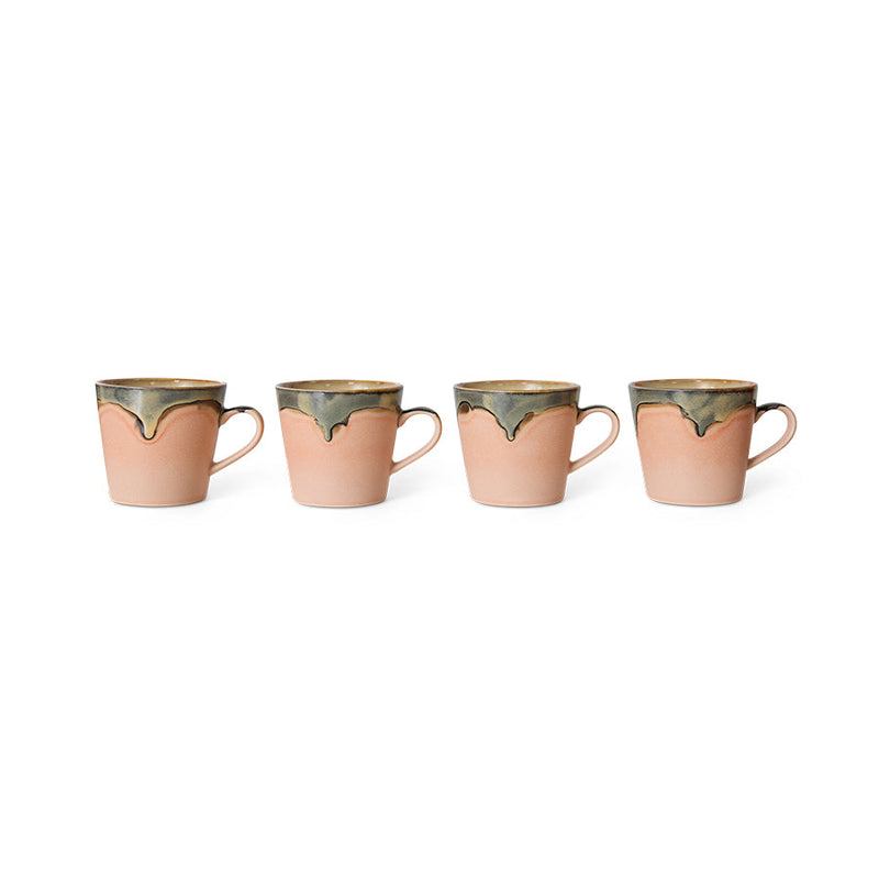HKLIVING 70s ceramics cappuccino mug blossom