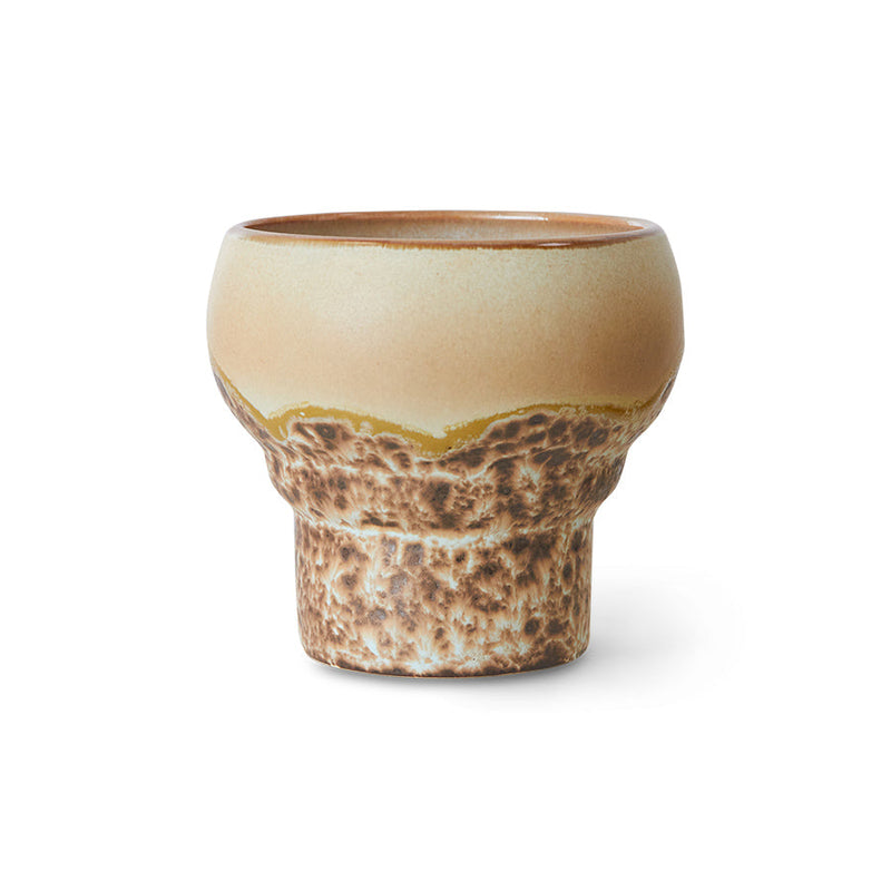 HKLIVING 70s ceramics lungo mugs coral set of 2
