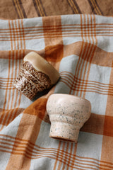HKLIVING 70s ceramics lungo mugs coral set of 2