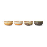 HKLIVING 70s ceramics tapas bowls drift set of 4