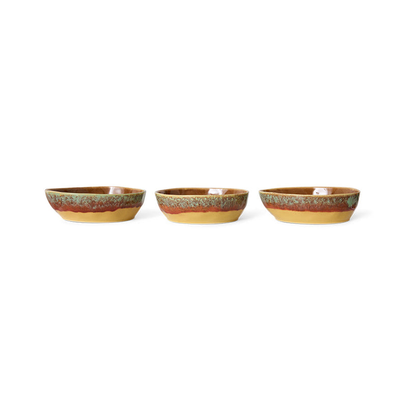HKLIVING 70s ceramics pasta bowls cove set of 2