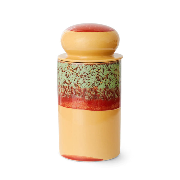HKLIVING 70s ceramics storage jar cove