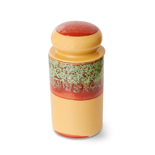 HKLIVING 70s ceramics storage jar cove