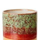 HKLIVING 70s ceramics storage jar cove