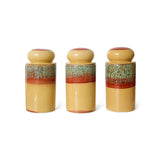 HKLIVING 70s ceramics storage jar cove