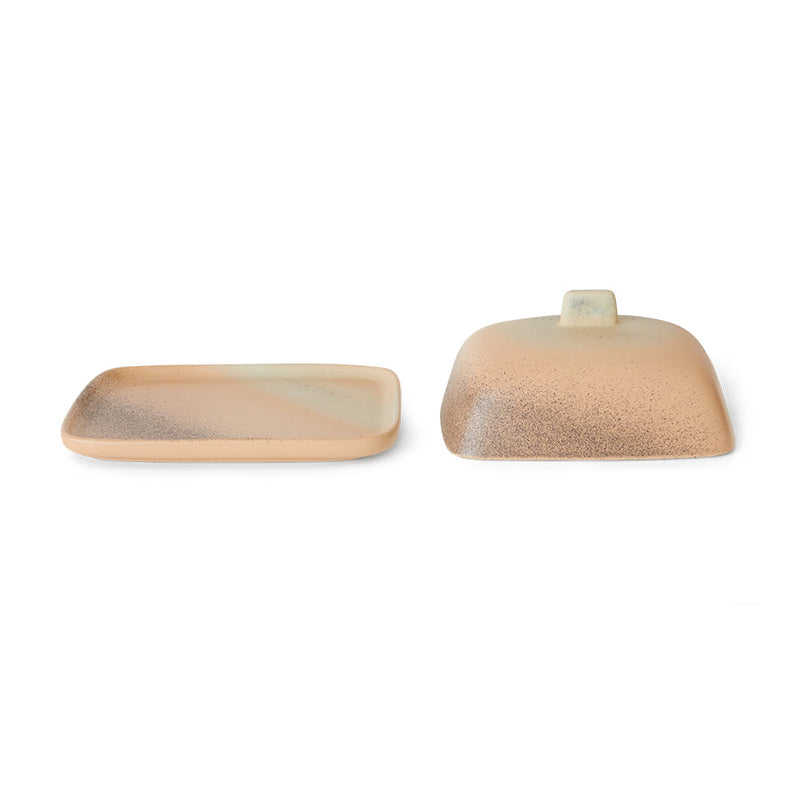 HKLIVING 70s ceramics butter dish breeze