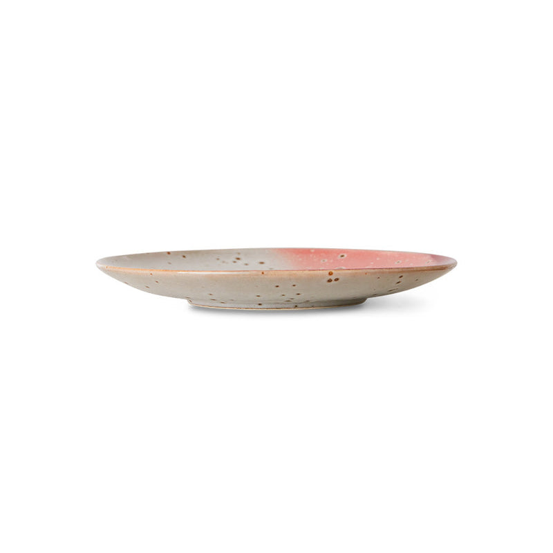 HKLIVING 70s ceramics dessert plates lychee set of 2