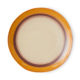 HKLIVING 70s ceramics dinner plates coconut set of 2