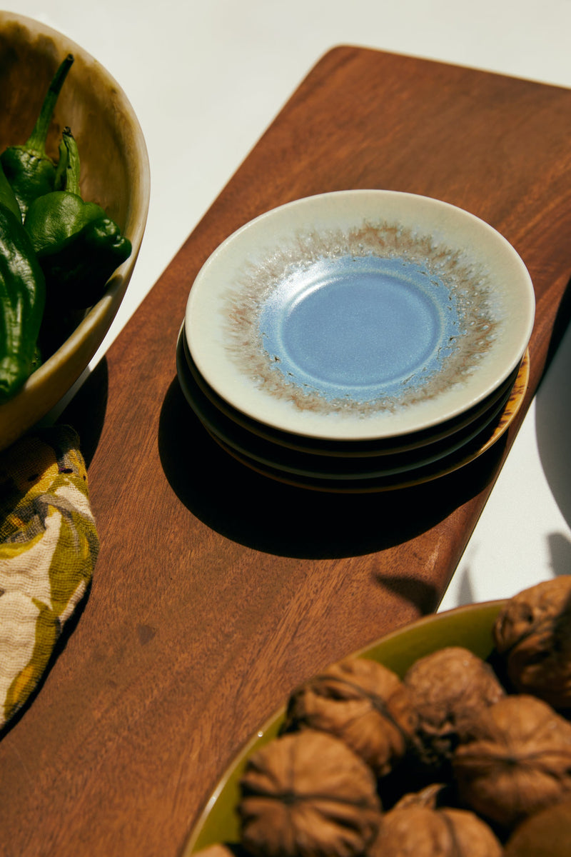HKLIVING 70s ceramics saucer azure