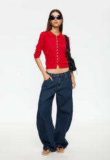 HORSESHOE JEAN - DARK DENIM