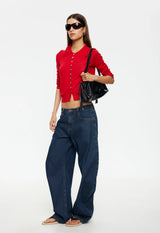 HORSESHOE JEAN - DARK DENIM