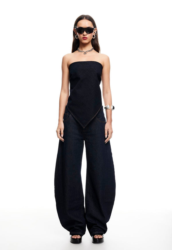 HORSESHOE JEAN - DARK DENIM