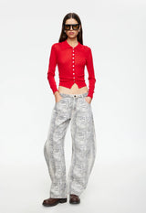 HORSESHOE JEAN - PYTHON