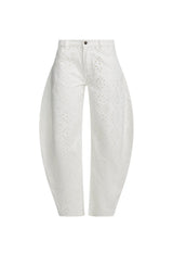 HORSESHOE PANT - PORCELAIN