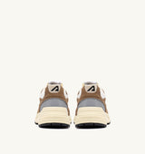 HYPERWAY SNEAKERS IN CIGAR AND SILVER MESH AND SUEDE (MAN)
