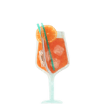 Hair claw clip - Aperitivo Spritz 