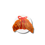Hand-painted Bow Croissant GripCharm