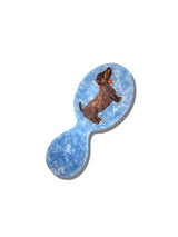 Hand-painted Dachshund Handbag Hero Brush