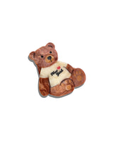 Hand-painted New York Teddy Bear Hair Claw Clip