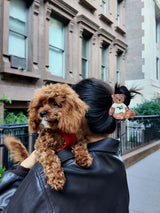 Hand-painted New York Teddy Bear Hair Claw Clip
