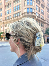 Hand-painted Sheepdog Claw Hair Clip