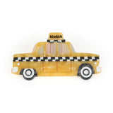 Hand-painted Taxi Brooch Pin