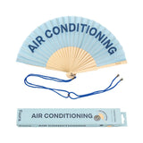 Hand fan 'Air Conditioning'