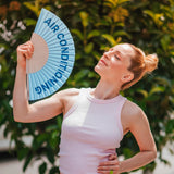 Hand fan 'Air Conditioning'