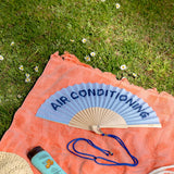 Hand fan 'Air Conditioning'