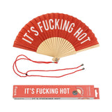 Hand fan 'Fucking Hot'