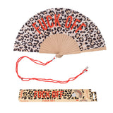Hand fan 'fuck off' leopard