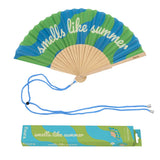 Hand fan "smells like summer"