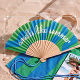 Hand fan "smells like summer"